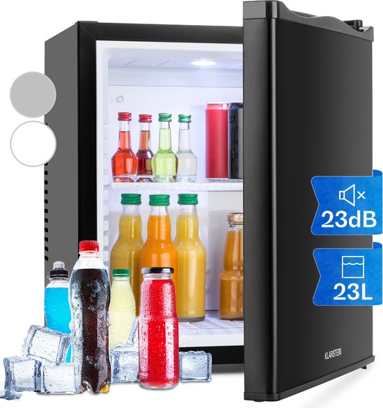 Happy Hour minibar 5-15°C EEK G geruisloos 23 dB ledverlichting