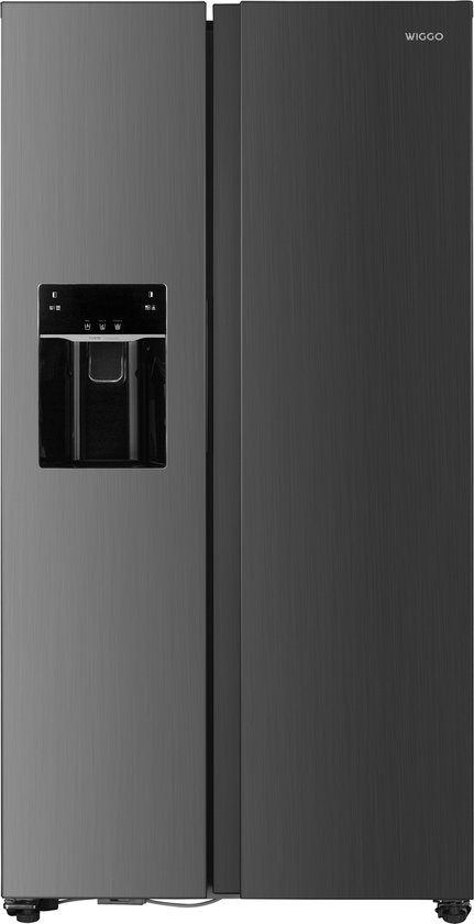 Wiggo WR-SBS18IME(X) - Amerikaanse Koelkast - No Frost - Water Dispenser - Met Display - Super Freeze - 513 Liter - Rvs