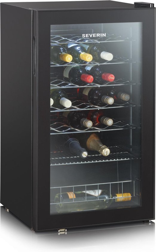 Severin KS 9894 - Wijnkoelkast - 33 flessen - Zwart