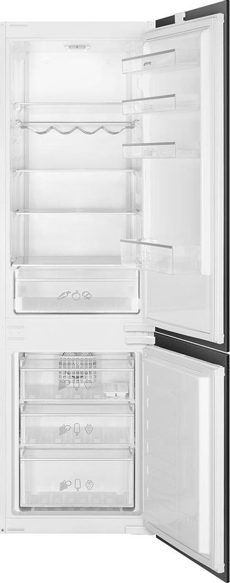 Smeg C3170NE koel-vriescombinatie Ingebouwd 262 l E Wit