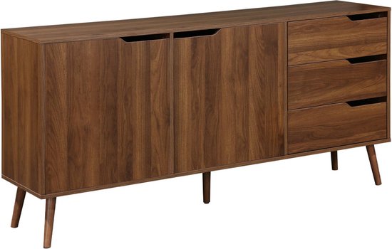 sweeek - Scandinavische opbergkast, nepel, 160 x 40 x 80cm