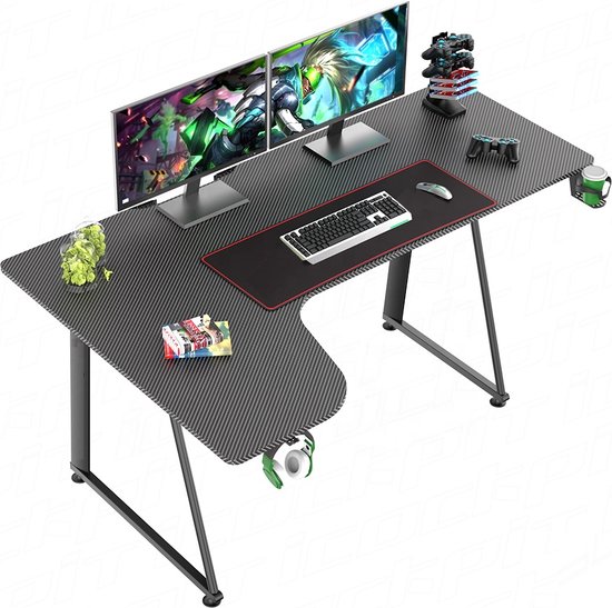 Bureau game Hugo - L vormig hoekbureau - 160 cm x 60 cm