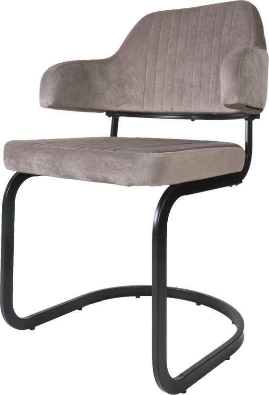 Eetkamerstoel Fox Velvet Taupe