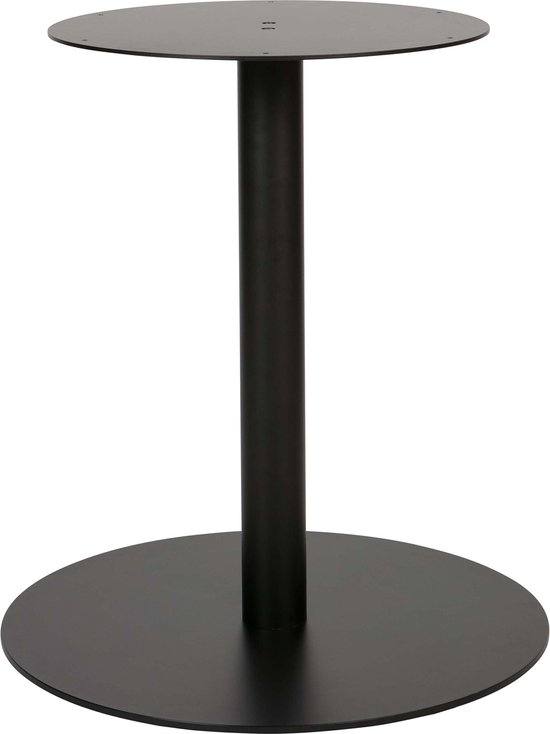 WOOOD Tablo Ronde Poot - Metaal - Zwart - 73x64x64