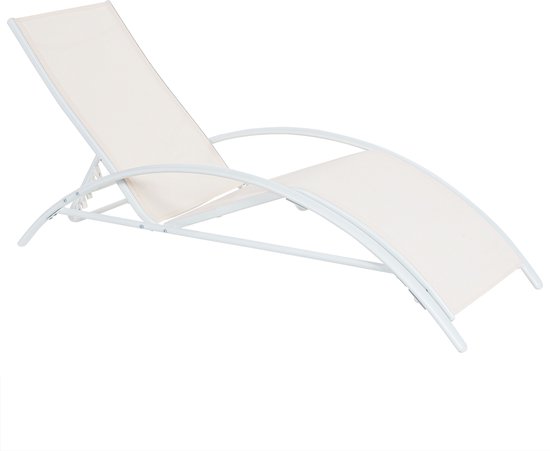 GAETA - Zonnenbed - Beige - Staal