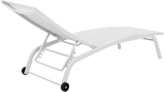 Solstol DKD Home Decor Met wieltjes PVC Aluminium (187,5 x 64 x 97 cm)