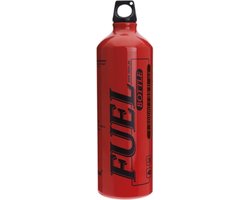 Brandstoffles, Benzinefles, Fuel Bottle, Aluminium, Laken, Rood, 1.5 Liter