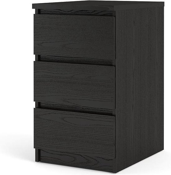 Nada ladekast 3 lades zwart.