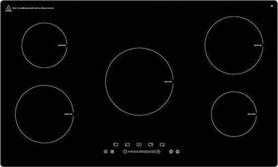 Exquisit EKI901-2 - Inbouw inductie kookplaat - 5 zones - Touch control - Met booster