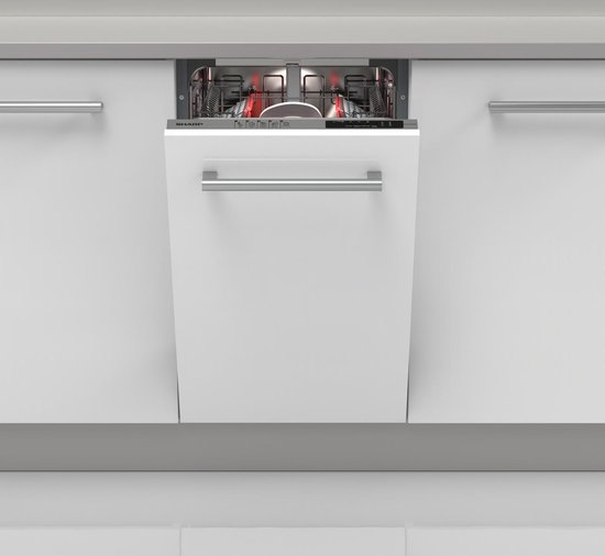 Sharp QWNS14I49EXEU - Volledig integreerbare vaatwasser