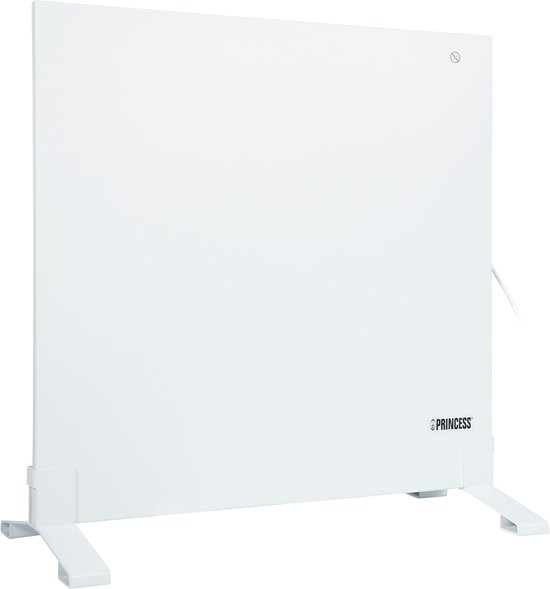 Elektrische kachel - Princess infrarood Verwarmingspaneel 348235 - Verwarming - Randloos - Inclusief mobiele app - Spraak gestuurd - 350W - 60 x 60cm - Vrijstaand/wandmontage - Energiezuinig