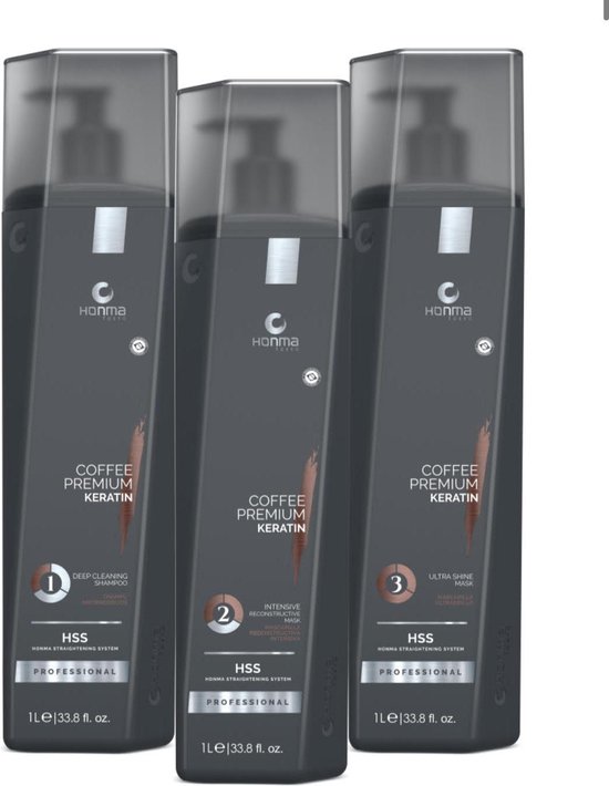 Honma Tokyo Keratin treatment 3x500ml KIT & Flaka.be garandeert dat zij 100% originele