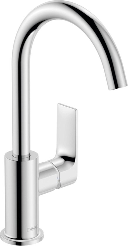hansgrohe Rebris E ééngreeps wastafelmengkraan 210 met draaibare uitloop en trekwaste chroom
