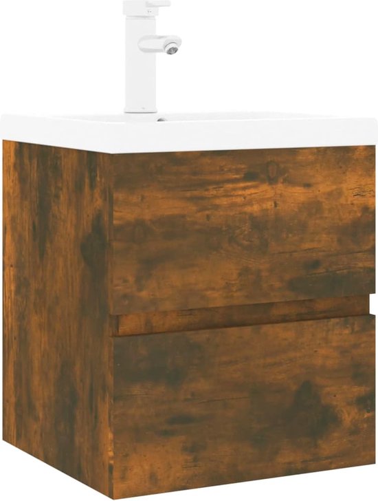 vidaXL-Wastafelkast-met-ingebouwde-wasbak-bewerkt-hout-gerookt-eiken