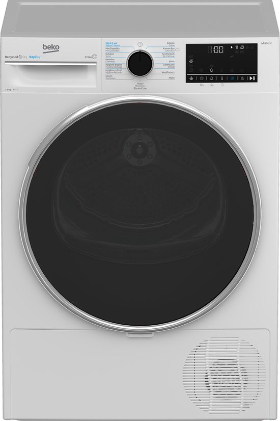 Beko B5T68247C1 - RapiDry™ - Hybride - Warmtepompdroger