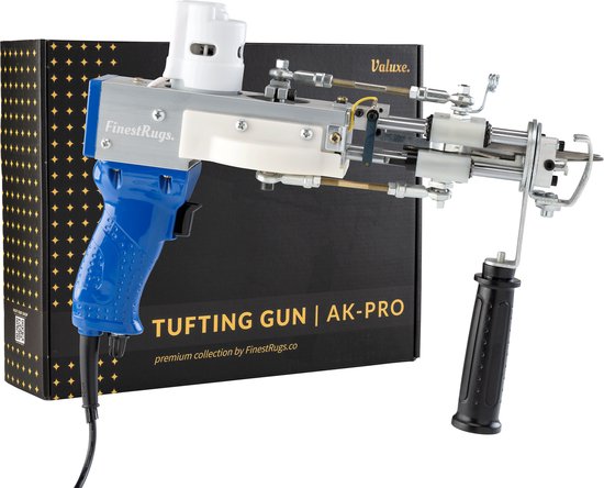 DUTCH AK-PRO Tufting Gun - 2 in 1 TuftPistool (Cut & Loop Pile) - Tuften Pistool - Blauw