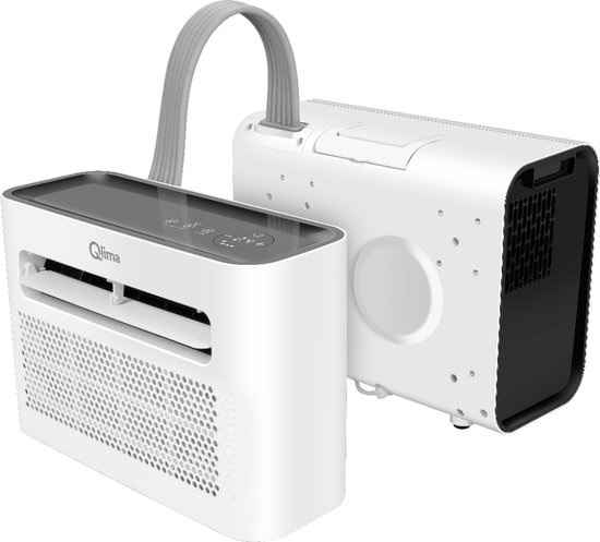 Qlima MS-AC 5001 Split unit airconditioner - Wit/Zwart - Caravan Airco - Ideaal om kleinere ruimte snel koel te krijgen