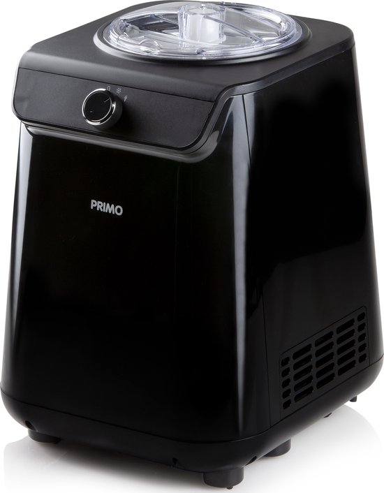 PRIMO PR404IM IJsmachine - IJsmaker - Zelf Vriezend - Met Compressor - 1,2L - Zwart