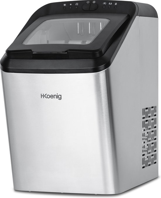 H. Koenig KBP40 - IJsblokjesmaker - 15 kg ijsblokjes per 24