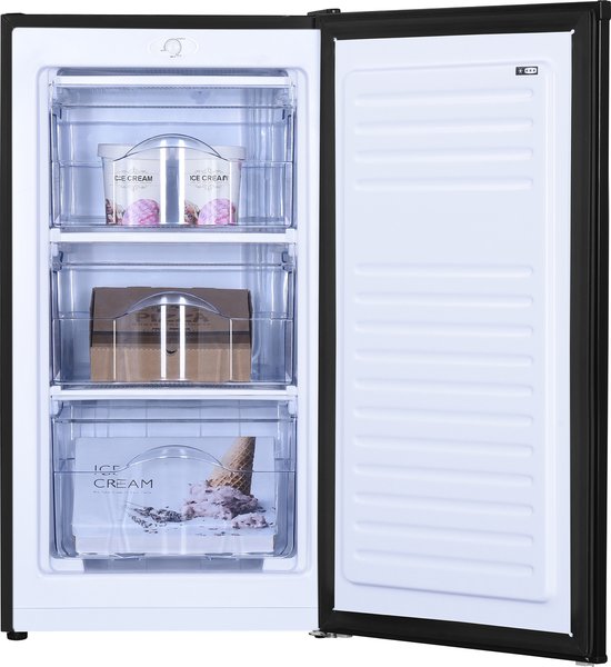 PRIMO PR150DV Vriezer Tafelmodel - Diepvries Vrijstaand - 64L - D - Zwart