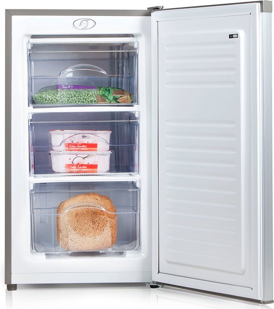 PRIMO PR149DV Vriezer Tafelmodel - Diepvries Vrijstaand - 64L - D - Zilver