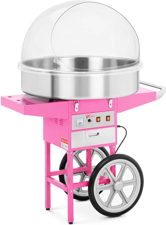 Royal Catering Suikerspinmachine - 72 cm - 1200 watt - inclusief onderstel