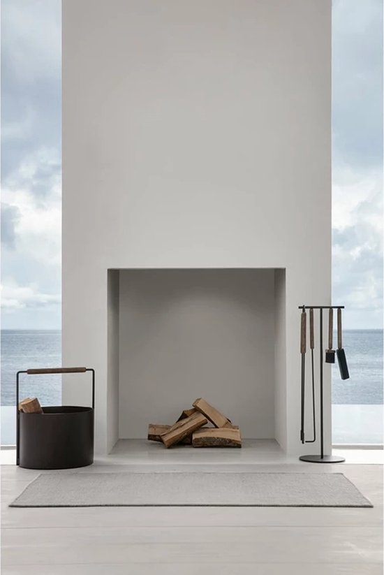 Blomus Ashi haardstel H75.5cm D22cm set van 5 bruin