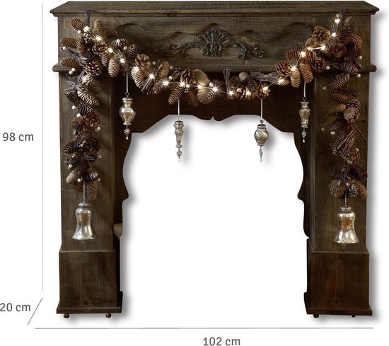 LOBERON Haardschouw Margaux antiekbruin