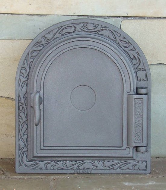 1 ovendeur voor de kachel of oven, gietijzer.