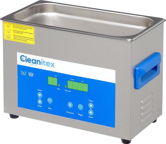 Cleanitex CXD4 - 4 liter set | Ultrasoon reiniger met een krachtige reiniging (Ultrasoonbad, ultrasoon baden, reinigingsbad, ultrasone reiniger, carburateur reinigers, ultrasonic cleaner injectoren, brillen apparaat, pedicure)