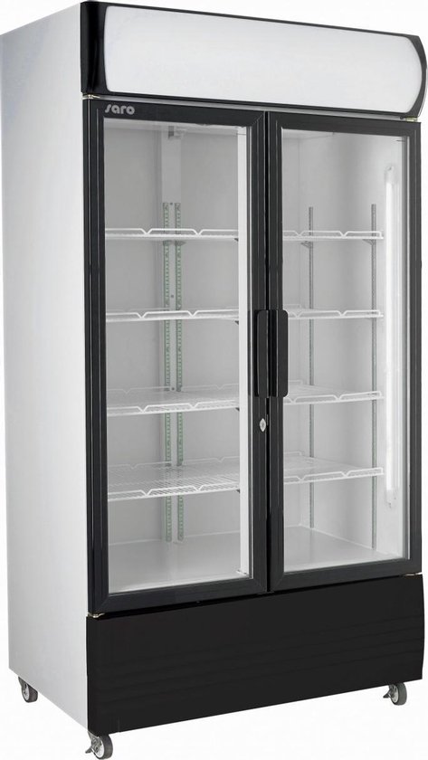 SARO Flessenkoeler met dubbele glasdeur Model GTK 580