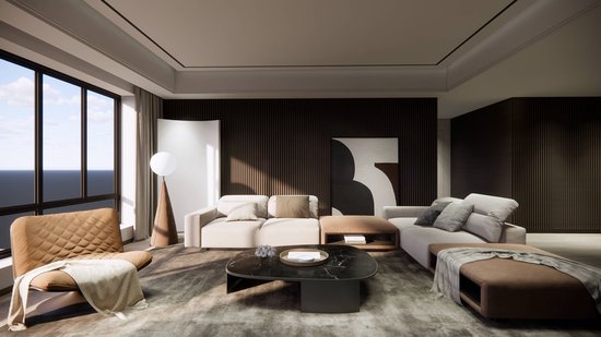 Houten wandpanelen-natuurlijk akoestisch smoke oak wandpaneel 260cmx60cm-geluidsisolatie-wandpaneel-geluidsaborsberend-wand decoratie.