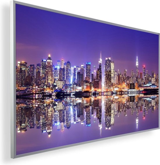 Infrarood Verwarmingspaneel 300W met fotomotief en Smart Thermostaat (5 jaar Garantie) - New York Skyline 154