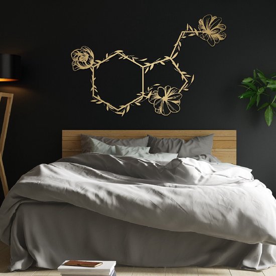 Betoverende bloemen wanddecoratie met 3D effect!