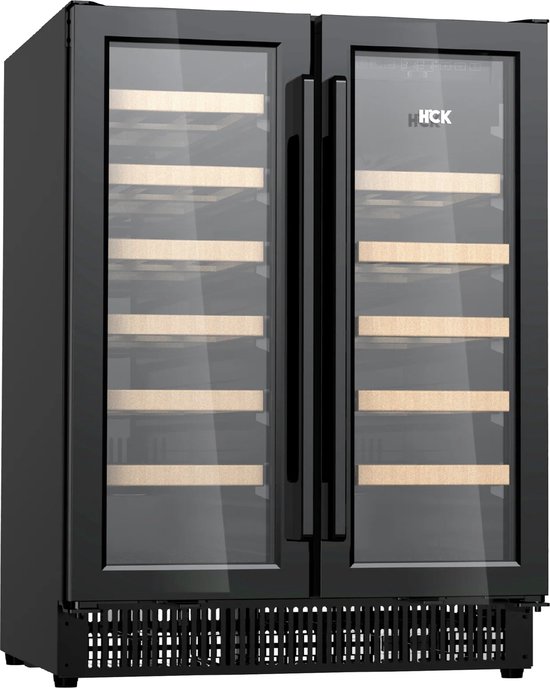HCK Wijnkoelkast 2 zones SC-120WD - 40 Flessen - 39 dB