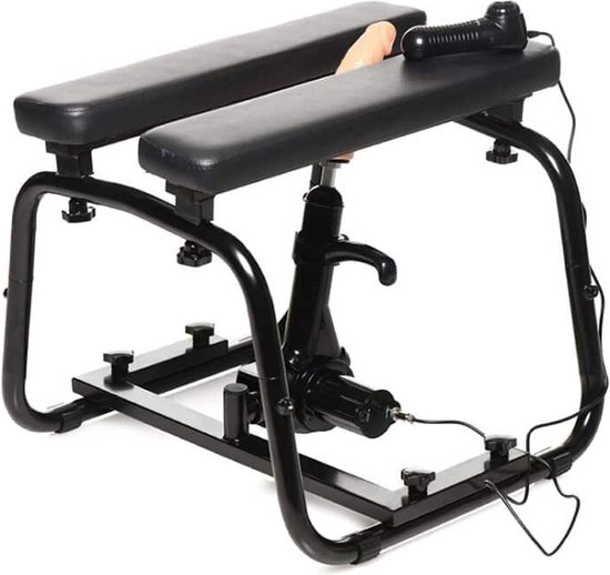 XR Brands - LoveBotz AH036 - Deluxe Bangin' Bench with Sex Machine - Black