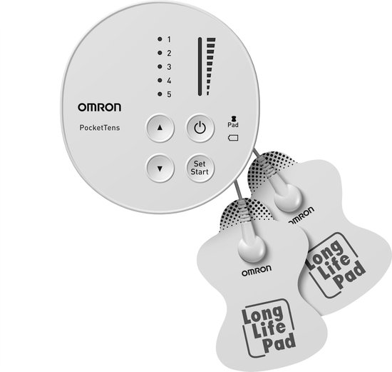 OMRON PocketTens Tens Apparaat - Elektrodentherapie - Elektroden Tens Spierstimulatie - Verlicht Spier & Gewrichtspijn – Gemakkelijk mee te nemen