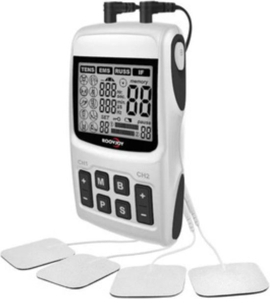 Combi electrotherapie apparaat TENS-EMS-RUSS-IF