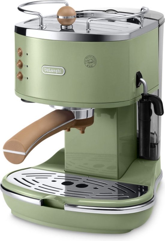 De'Longhi Icona Vintage ECOV311.GR - Pistonmachine - Groen