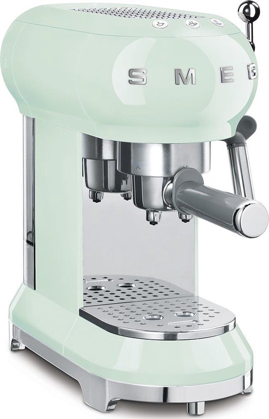 Smeg ECF01PGEU - Pistonmachine - Watergroen