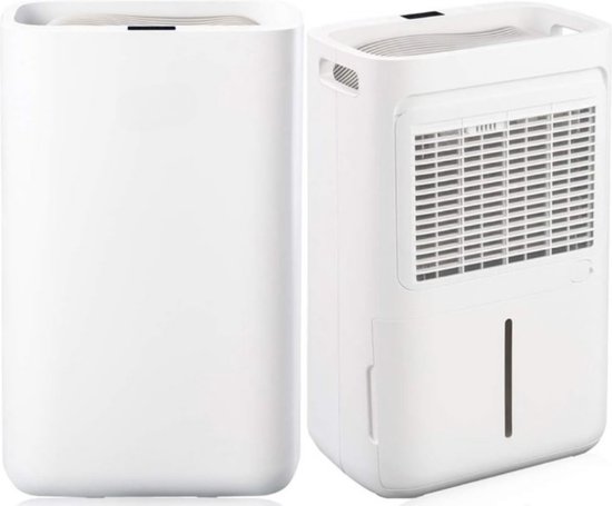 Luchtontvochtiger - Ontvochtigt 10L per Dag - Was-droog Functie - Wit