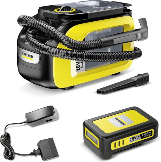 KARCHER SE 3-18 (with Battery) Cordless Carpet Sofa Vacuum Cleaner - Extractor Injector