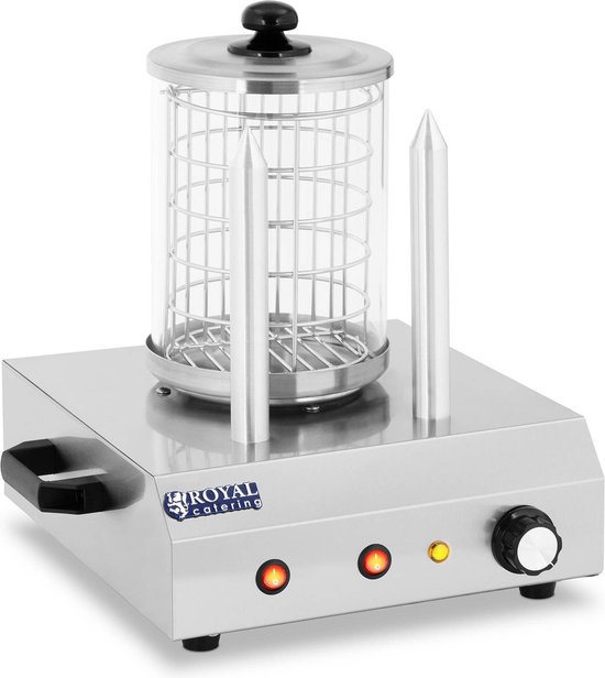 Royal Catering Hot Dog Maker - 2 toastpennen - 422 W