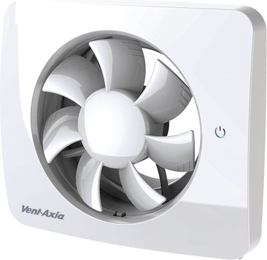 Vent-Axia Svensa - badkamerventilator - Ø 100 mm / Ø 125mm - app-gestuurd - geur, vocht & lichtsensor