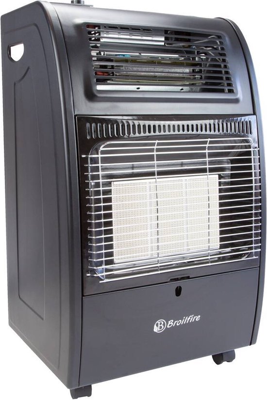 Gaskachel turbo met ventilator - infrarood - incl. gasslang en drukregelaar