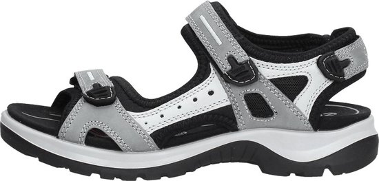 Ecco Offroad Sandalen Grijs Leer - Dames - Maat 43