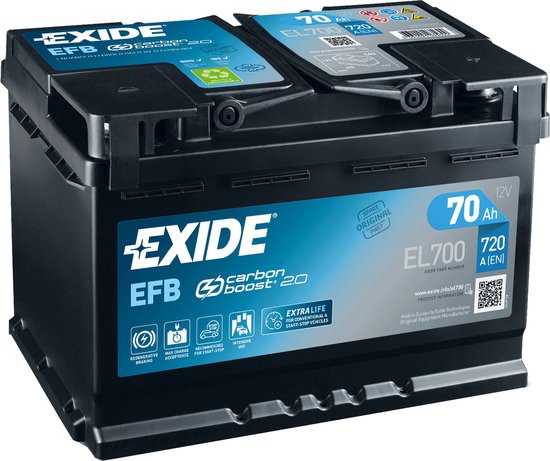 Exide Technologies EL700 Start-Stop 12V 70Ah EFB