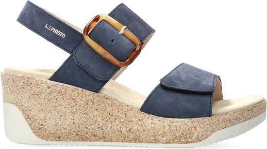 Mephisto Giulia - dames sandaal - blauw - maat 42 (EU) 8 (UK)