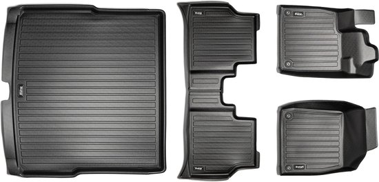 2befair Skoda Enyaq Rubberen Automatten Set Compleet voor Interieur en Kofferbak: Bescherming, Perfecte Pasvorm & 10jr Garantie - Auto Interieur Accessoires Nederland en België