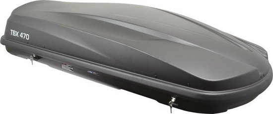 Twinny load Twinnyload Dakbox TBX 470 Liter Mat-Antraciet 189x78x38cm